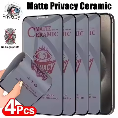 Matte Ceramic Privacy Screen Protector For Xiaomi Redmi Note 13 12 11 10 9 8 Pro Poco X5 X6 X3 Pro 8