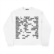 Domination Labs Longsleeve Boxy 24s Long Sleeve Charliex White
