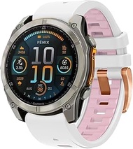 Quick Fit Strap 20mm Compatible with Garmin Fenix 8 43mm/Epix Pro 42mm, Fenix 7S/5S/5S Plus, 6S/6S P