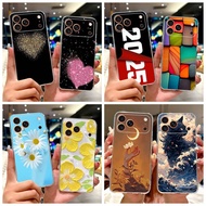 For iPhone 17 Pro Max Case Soft Silicone fashion style 2025 Printing Bumber Shell for iPhone17 Pro M