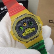 G Shock Tapak Kucing DW5900 G shock DW5900 Rasta Jelly DW 5900th Jam Tapak Kucing Autolight Jam G Sh