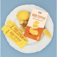 Oharu★Lemon ginger shot (ginger + lemon + turmeric + pepper + organic agave syrup) Morning shot 10p 