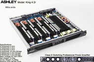 Power amplifier profesional ashley KING 4.2r 4 channel class D