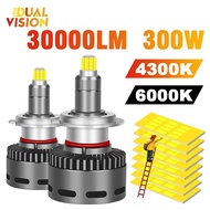 H7 360 Canbus H11 H1 30000LM 300W HB3 HB4 9005 9006 D2S D4S LED Car Headlight Bulb 6000K 4300K H8 90