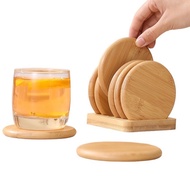 Solid Wood Coaster [Next Day Delivery] Coaster Cup Wooden Coaster Tea Coaster Heat Insulation Coaste