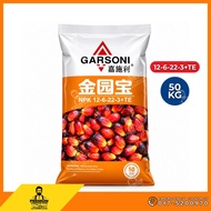 GARSONI JYB Orange 12-6-22-3 50KG | Baja NPK Fertilizer Untuk Tanaman | Baja Buah & Pembesaran