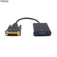TIMERK DVI-D DVI To VGA Adapter, DVI To VGA DVI Input DVI-D DVI To VGA Converter, Easy To Install VG