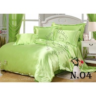 Satin Blanket Bedsheet 6 Ft. (SB604N Green)
