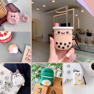 AirPods Case for Apple 1-2 (Can Be Worn) i9s-i11.i12) Wireless Headphone Cute Silicone A04