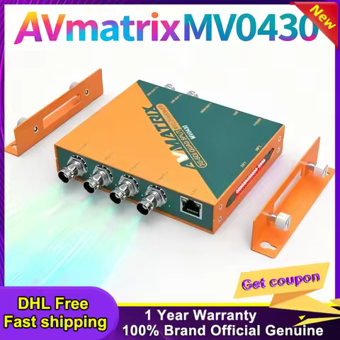 AVmatrix MV0430 3G-SDI Scaling Converter Multiviewer for SDI Monitor 4 channel SDI multiviewer scale