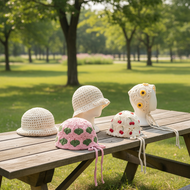 Sunflower Headscarf Summer Dopamine Hair Decor for Women Trendy Exquisite Hairband with Clip  Tudung