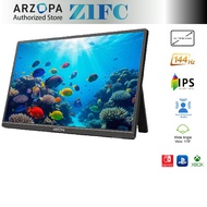 ARZOPA-Z1FC Monitor 16.1" 144Hz FHD 106% sRGB, Skrin Permainan Mudah Alih dengan HDR untuk Laptop/PC