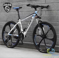 東西物聚 - 包安裝送貨頂配版六刀白藍單車自行車