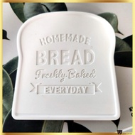 Daiso Korea Bread-Shaped Engraved Diatomite Coaster