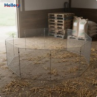 [Hellery] Portable Chick Brooder Sturdy Chick Brooder Pen Assembly Required Galvanized Mesh Enclosur