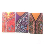 Set of 3pc SIA SINGAPORE AIRLINES Batik Print Red Purple Green Nets Flashpay Cards  *collectible like ezlink