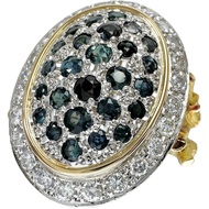 Size 10.5 DESIGNER JEWELRY / Artist Jewelry by Sachi Fukuhara Alexandrite 0.97ct Diamond 0.50ct Ring