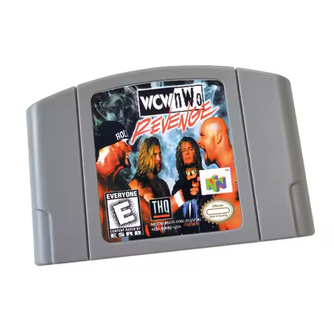 N64 Game Card Cartridge Console US And EU Version-WCW NWO Revenge