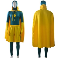Wanda Vision cos costume Vision the same full set of tights Halloween cosplay costume Performance co