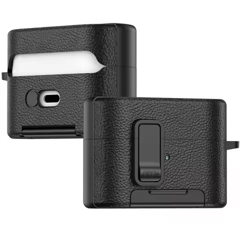 Retro Leather Pattern Earphone Case For Sony WF-1000XM6 Cover Wireless Bluetooth Headphone Cases For