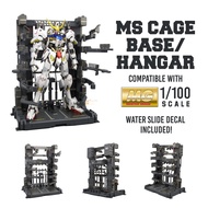 (READYSTOCK) MS Cage Base / Hangar MG 1/100 Gundam Gunpla Stand Domain Display