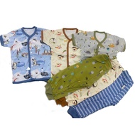 Cainito Baby & Kids Short Front Button Shirt + RIB Trousers, Contents of 3 sets