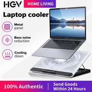 HGV Laptop Cooler Adjustable Foldable Laptop Stand Laptop Stand with Radiator Fan Suitable for 12-17 Inch Laptop