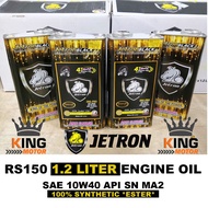 RS150 JETRON BLACK GOLD ZRS-PRO ENGINE OIL 1.2 LITER
