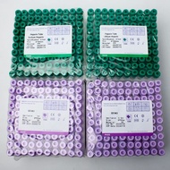 100pcs Micro Blood Collection Tube 0.5ml 1ml Lithium Sodium Heparin EDTAK3 for Human Animal Veterina