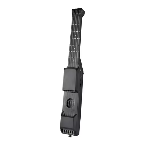 7 Frets Smart Electric Guitar Silent Practice Digital Tuner Metronome Function Portable Folk MIDI Mu
