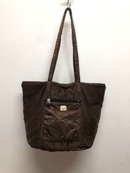 Elle 啡色側孭袋 手袋 包包 tote bag