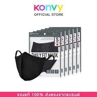 [แพ็คหก] IRIS OHYAMA Disposable Face Mask Daily Fit Mask Size S 5pcs #Black