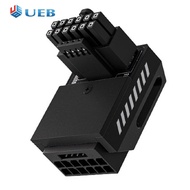 600W 12+4pin PCIe 5.0 Adapter 90 Degree Right Angle 16pin 12VHPWR for RTX 3090Ti 4070Ti 4080 4090 Gr