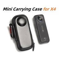Mini Storage Case for Insta360 X4 Sport Camera Portable Carrying Case PU Handbag for Insta 360 X4 Accessories