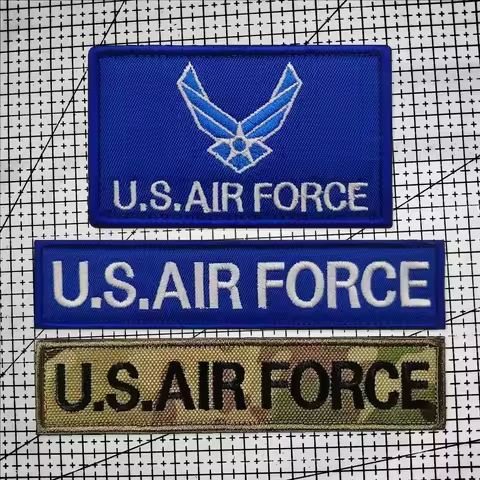 U.S. AIR Force Embroidery Hook&Loop Patches Tactical Accessory Morale Badge Decoration Backpack Mili