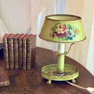 50466-絕美法國古董托勒畫桌燈