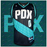 NBA Portland Team Basketball Jersey Trail Braces BK0160 City/Damian Lillard 0 Model Size S-5XL