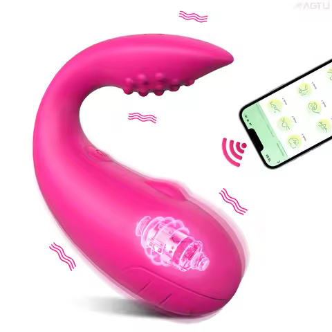 APP Bluetooth Control Dildo Vibrator Clitoris Love Egg Vibrating Vagina Vibrator Masturbation Tool W