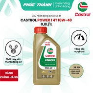 [GENUINE] Castrol Power1 4T 10W-40 0.8L 1L Transmission Lubricant - New Model