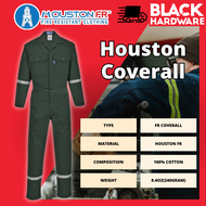 Black Hardware Houston Fire Resistance Coverall Safety Protection Worker Suit Baju Safety Coverall F