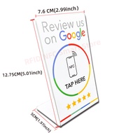 Google Reviews NFC Stand NFC Mobile Phone Tap URL Writing Social Business Review Cards