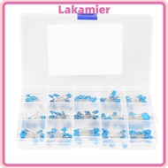 LAKA 180PCS High Voltage Capacitors, 1kV 100PF-10000PF Capacitors Assortment Kit, Blue 15 Value DIP 