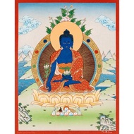 藏傳宗教藥師佛唐卡藝術