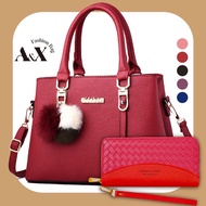 PK4 A&X Women Handbag Shoulder Bag Sling Bag Crossbody Tote Bag big capacity bag lady bag sling beg 