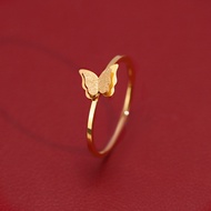 Cincin Butterfly Emas 916 Tulen Cincin Emas 916 Cincin Love Emas 916