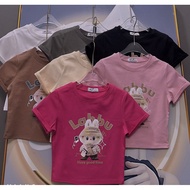 CROPTOP T-SHIRT PRINTED WITH SOUR BEAR LA BU BU SUPER ADORABLE CR BUKHAN999