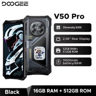 World Premiere DOOGEE V50 Pro Rugged Phone 52GB+1TB AI Pets Dimensity 8300 6.78" FHD+ 11000mAh 66W 2