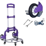 Trolley Folding Portable Trolley,70 kg/155 lbs.Heavy-Duty Four-Wheel Solid Structure Tool cart Compa