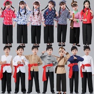 Children's Village Girl Clothes Picking Tea Yangko Dance Farmer A Qing Sister-in-law Little Girl Flo