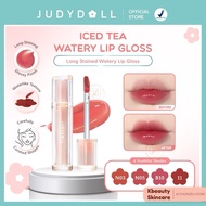 Judydoll Iced Tea Watery Lipgloss - Long Stained Waterlike Lipgloss, Light Formula, Non-Stick, Long-